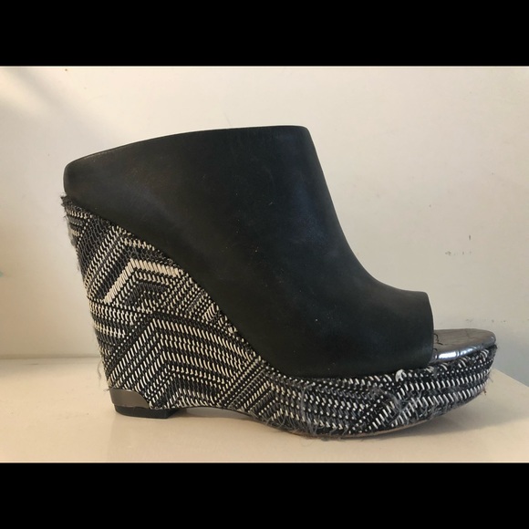 Sam Edelman Leather, Woven Wedge - Picture 2 of 2